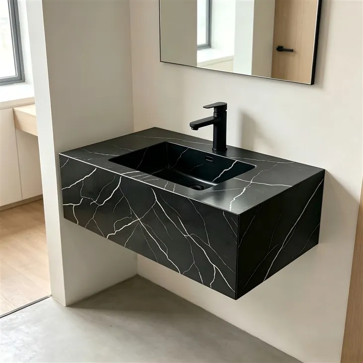 Nero Marquina vanity top