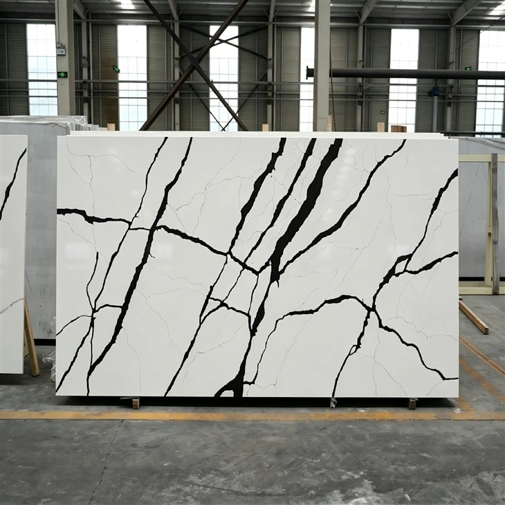 Panda White Quartz Slab