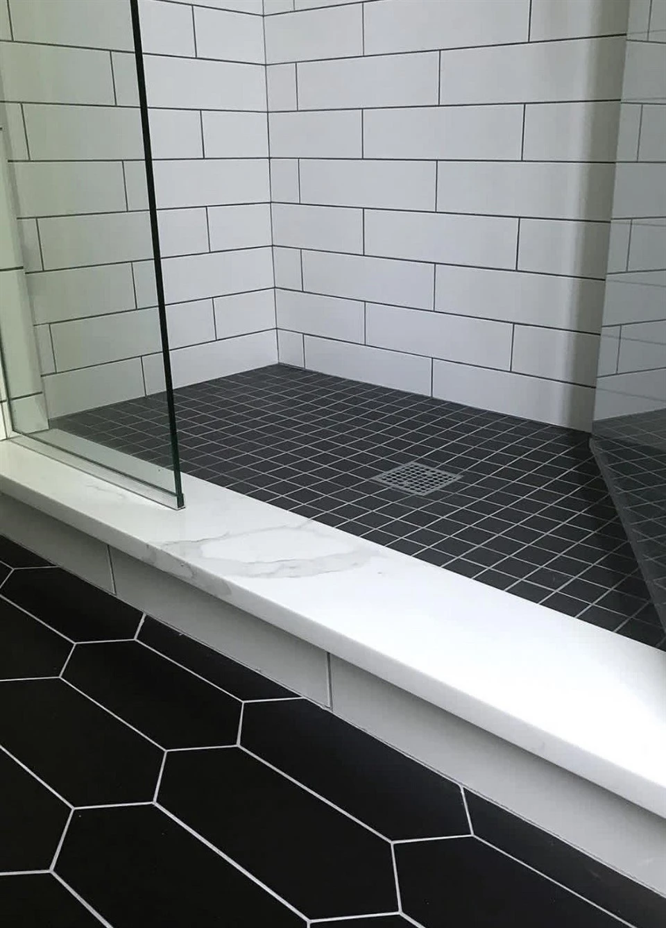 Bathroom Quartz Threshold