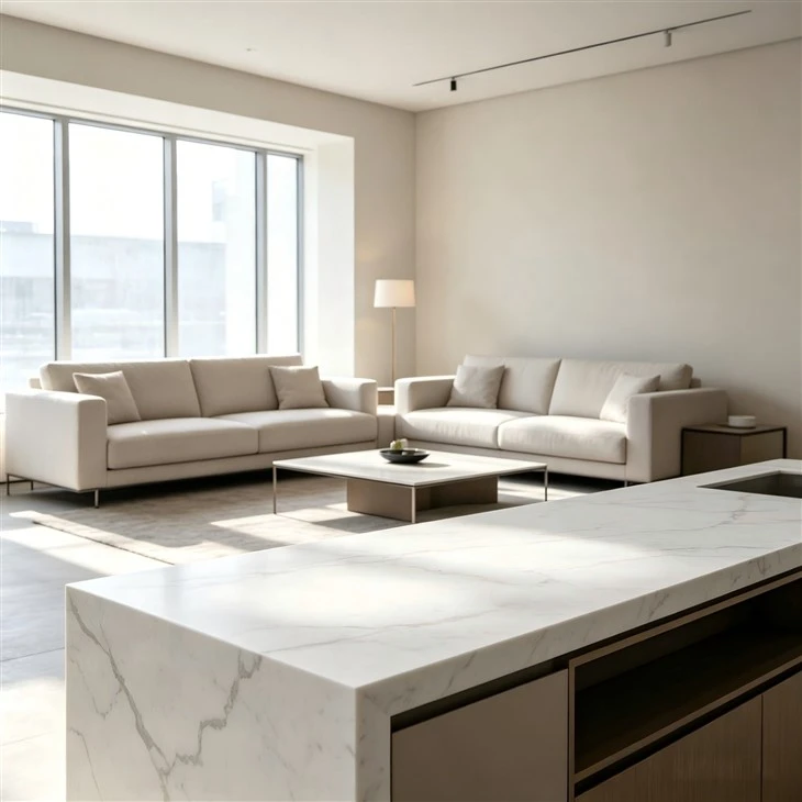 Rio White Kitchen Island factory