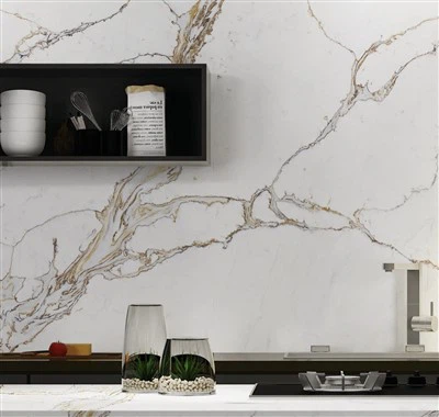 Calacatta Monaco Quartz Kitchen