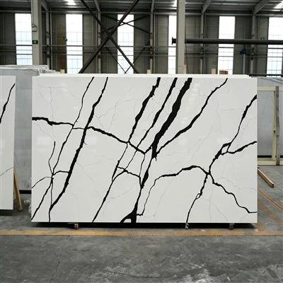 Panda White Quartz Slab
