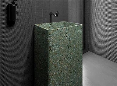 Terrazzo Shower Basin