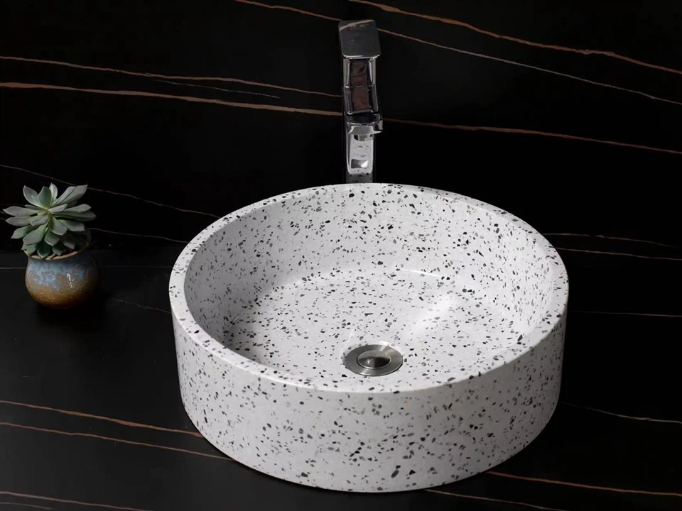 terrazzo sink bowl